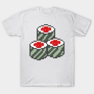 8 Bit Sushi Roll Love T-Shirt